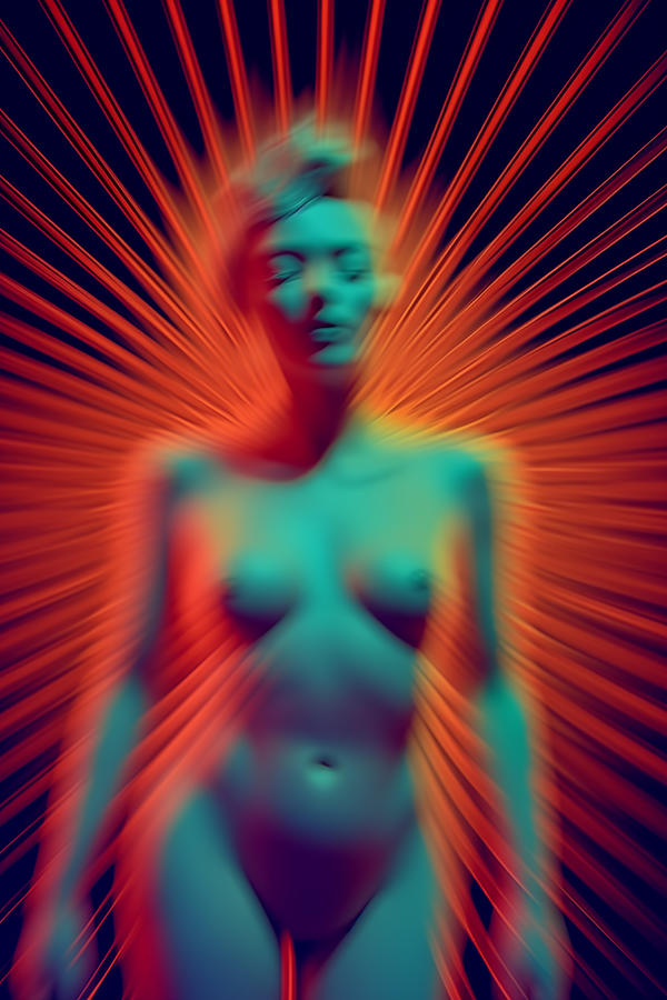 Luminous Depth Digital Art by Maria Lankina