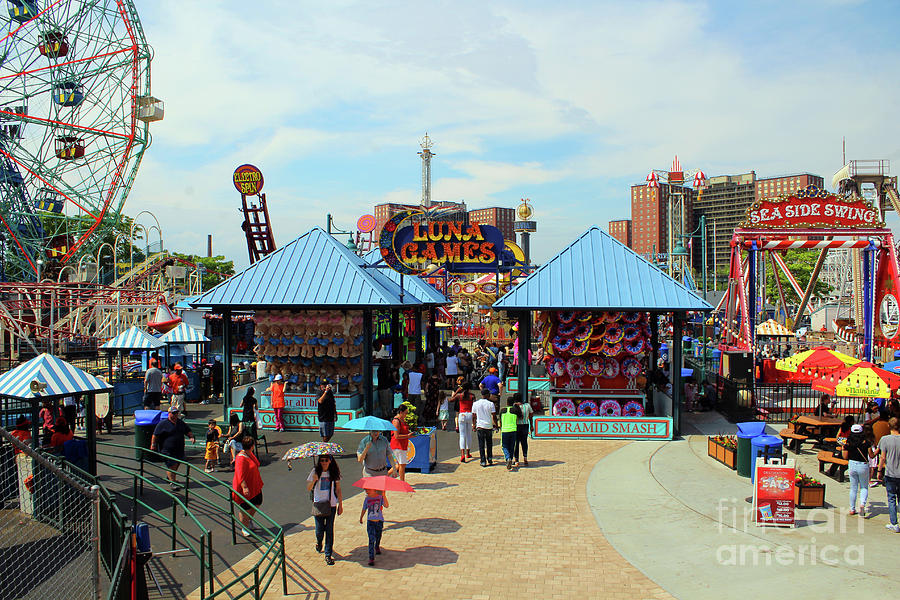 Luna Games of Coney Island Photograph by Doc Braham