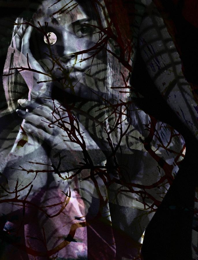 Woman Digital Art - Luna by Gunilla Munro Gyllenspetz Woman Digital Art - Luna by Gunilla Munro Gyllenspetz