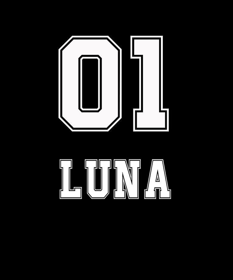 Luna name tshirt birthday shirt for Luna Digital Art by Benjamin ...