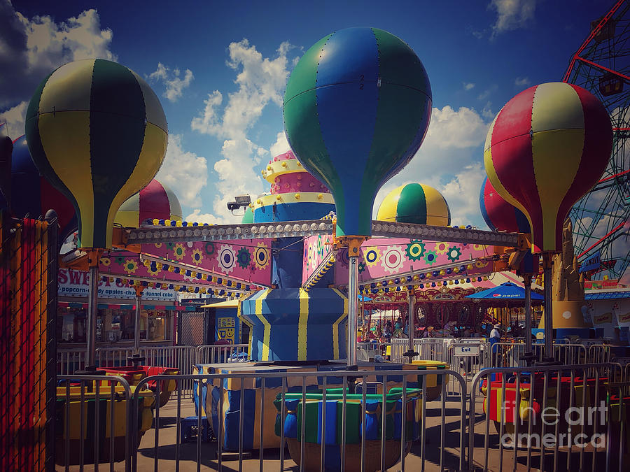 Coney Island Photograph - Luna Park - Coney Island Brooklyn New York by Miriam Danar Coney Island Photograph - Luna Park - Coney Island Brooklyn New York by Miriam Danar