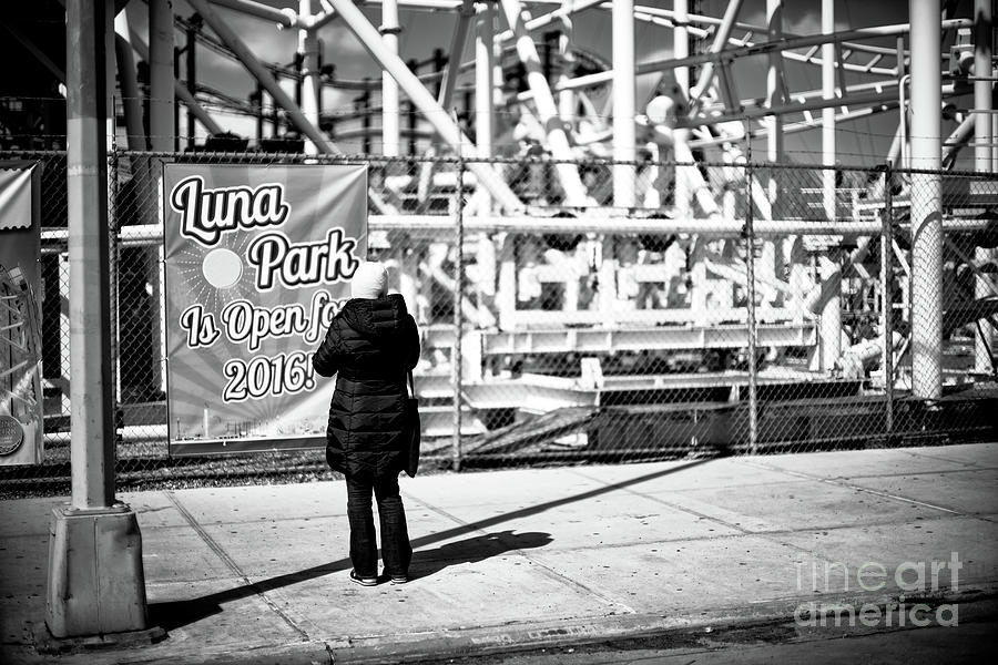 Luna Park Opening Day Soon in Coney Island Photograph by John Rizzuto