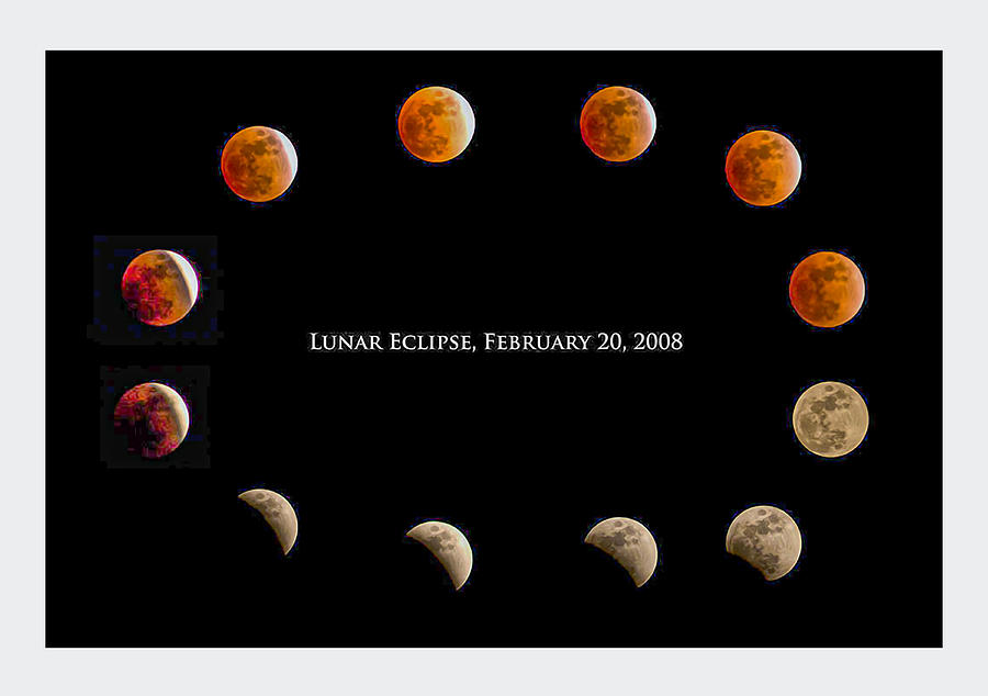Lunar Eclipse 02/20/2008 Photograph by Jim Dollar