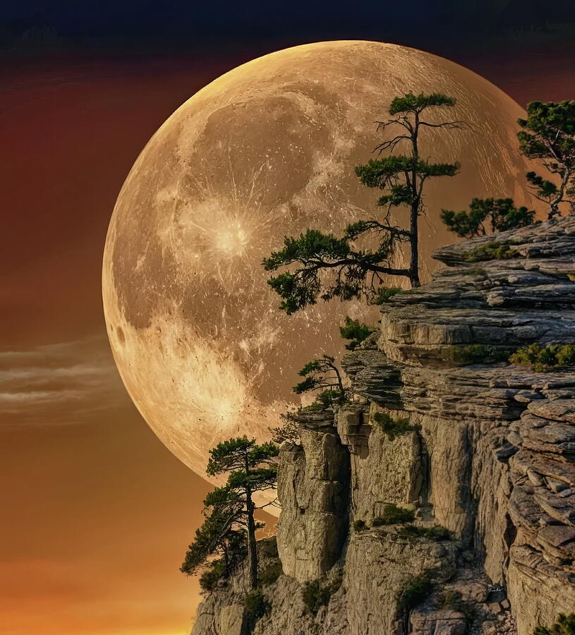 Lunar Light Mixed Media by Russ Harris Lunar Light Mixed Media by Russ Harris