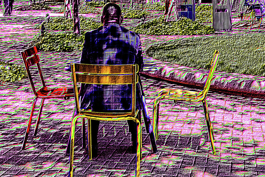 Lunch for One at a Table for Four Digital Art by Addison Likins