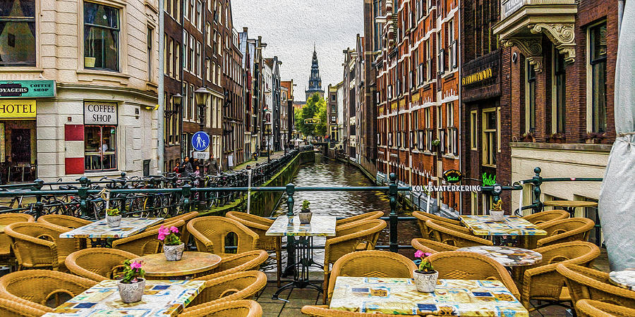 Water Photograph - Lunch in Amsterdam by Tommy Farnsworth