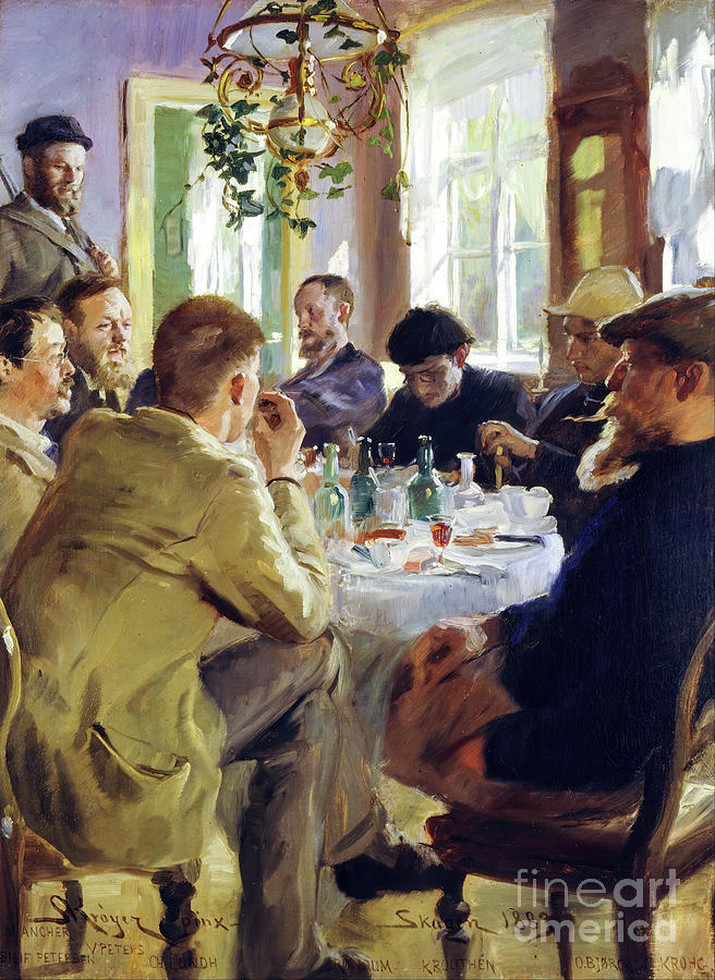 Lunchtime - Kroyer Painting