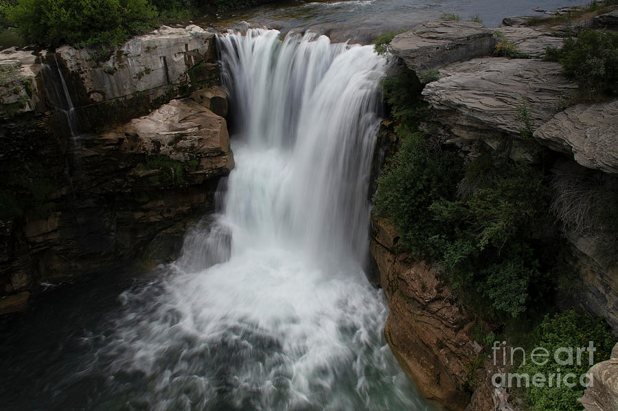 Waterfall Photograph - Lundbreck Falls, Alberta, Canada 8 by Bob Christopher