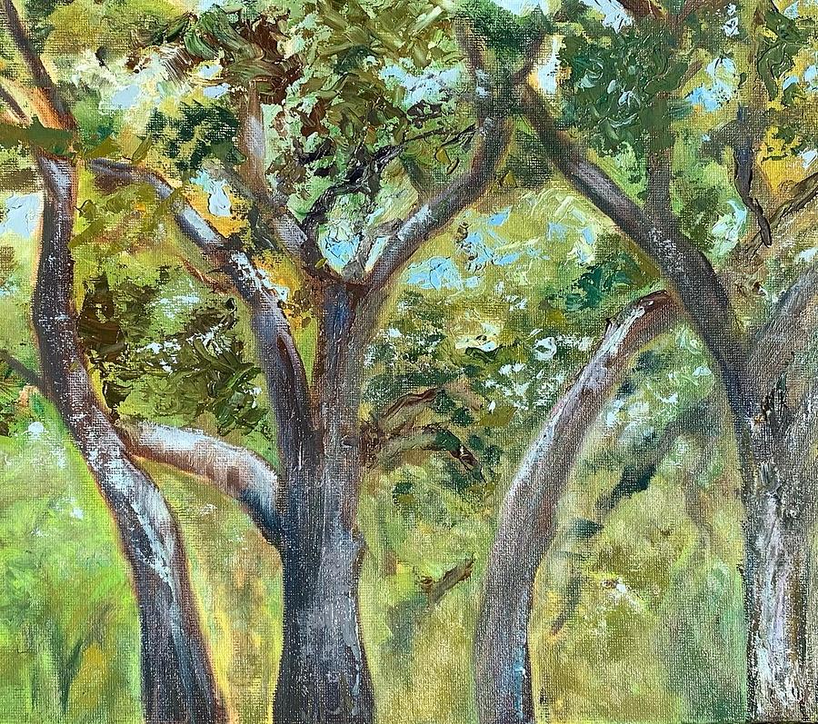 Lupe Live Oaks Painting by Melissa Torres