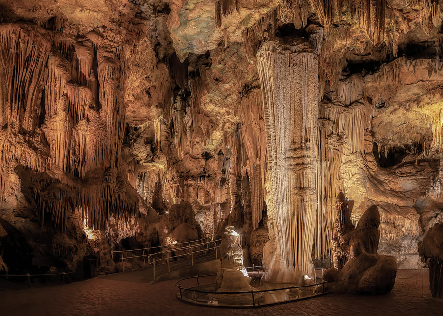 Luray Caverns - A Giant in Giants Hall Photograph by Susan Rissi Tregoning