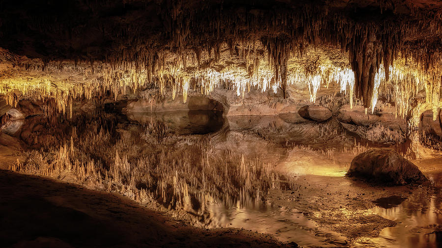 Luray Caverns - Dream Lake Photograph by Susan Rissi Tregoning