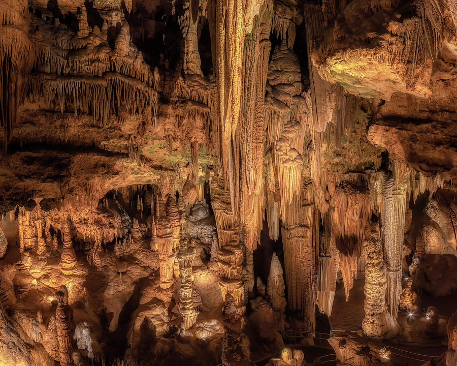 Luray Caverns - Giants Hall Photograph by Susan Rissi Tregoning