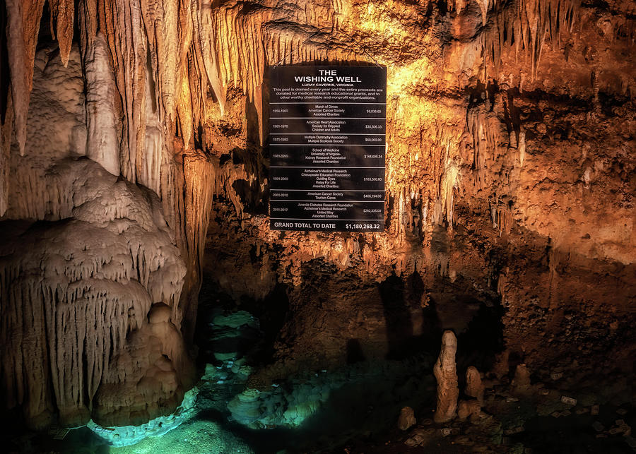 Luray Caverns Wishing Well Photograph by Susan Rissi Tregoning