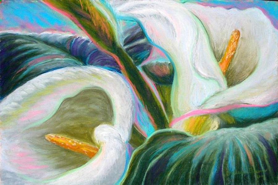 Luscious Lily Painting by Valerie Greene