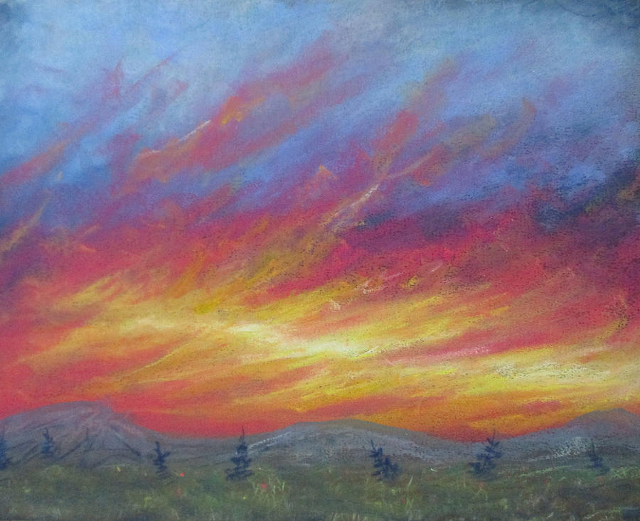 Luscious Skies Painting by Jen Shearer - Pixels