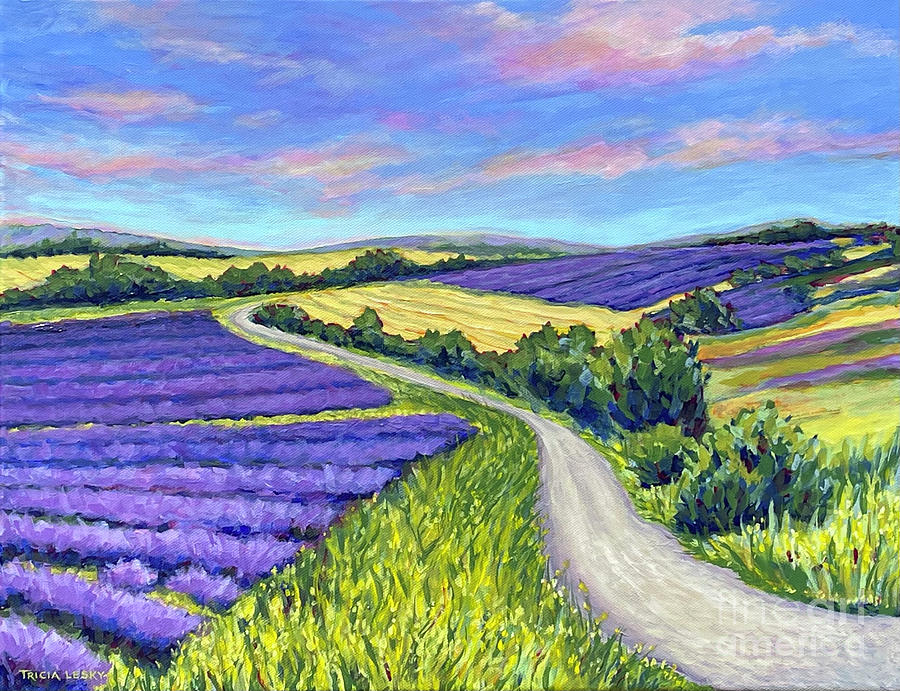 Lush Lavender Painting