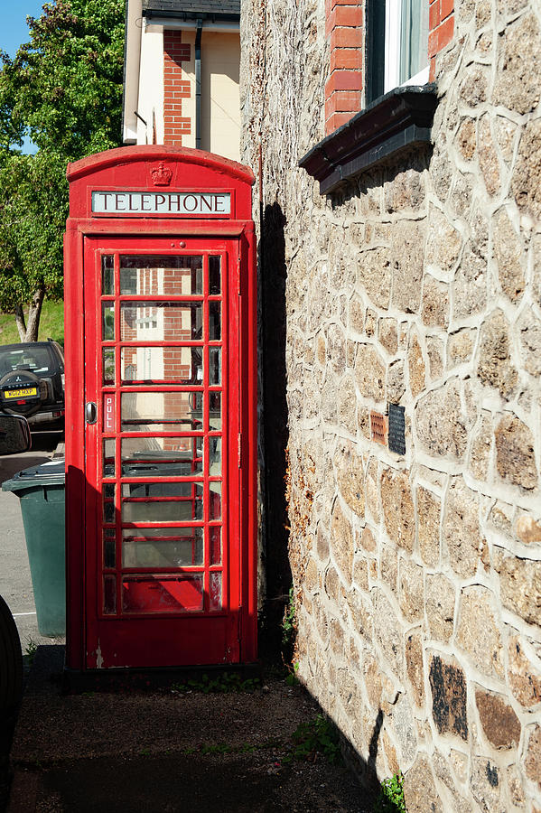 Lustleigh Red Telephone Box Dartmoor Photograph by Helen Jackson