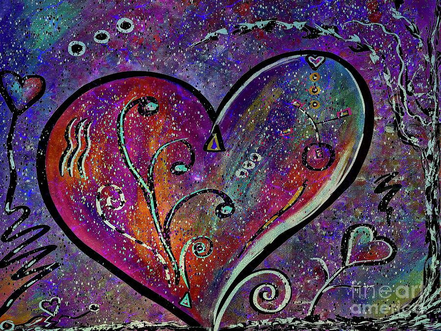Luv Heart Digital Art by Lauries Intuitive