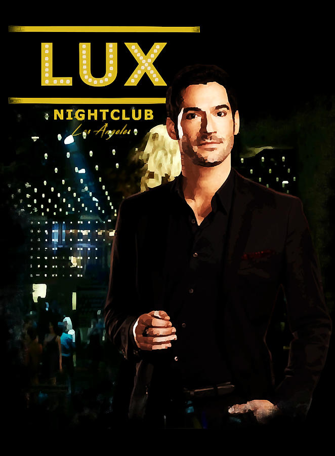 lux nightclub and lucifer Poster music Painting by Harris Rose | Pixels