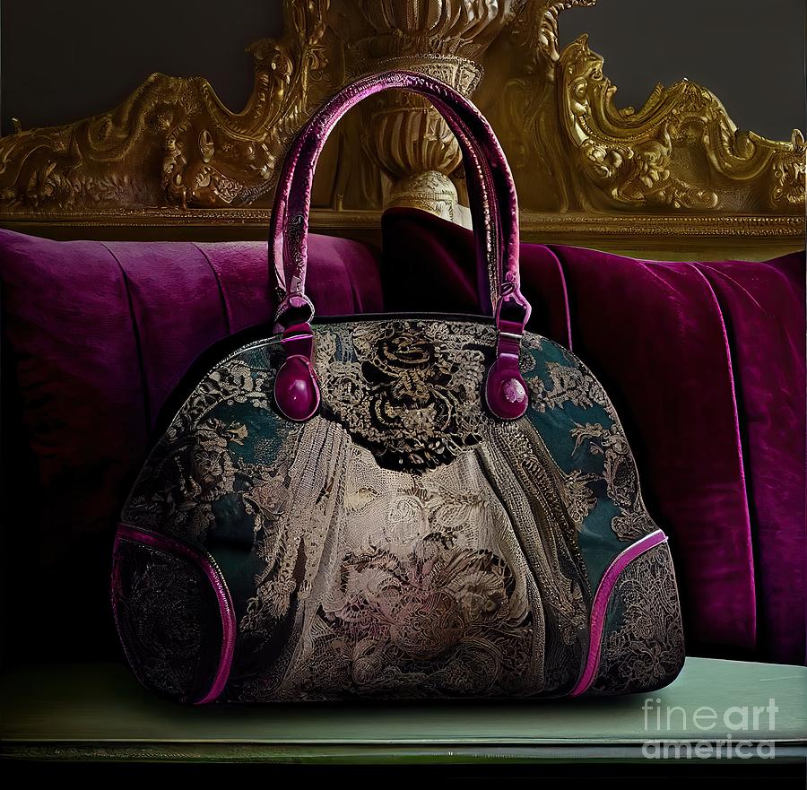 Pocketbook Painting - Luxe V by Mindy Sommers