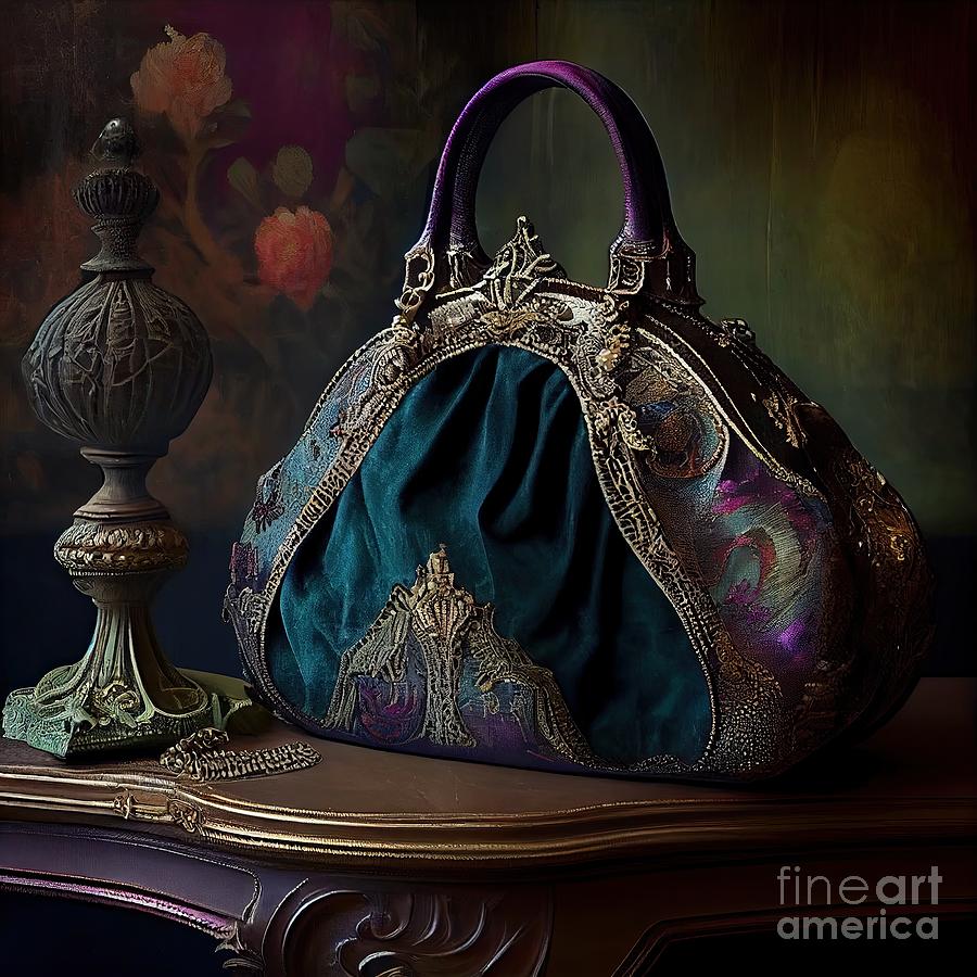 Pocketbook Painting - Luxe VIII by Mindy Sommers