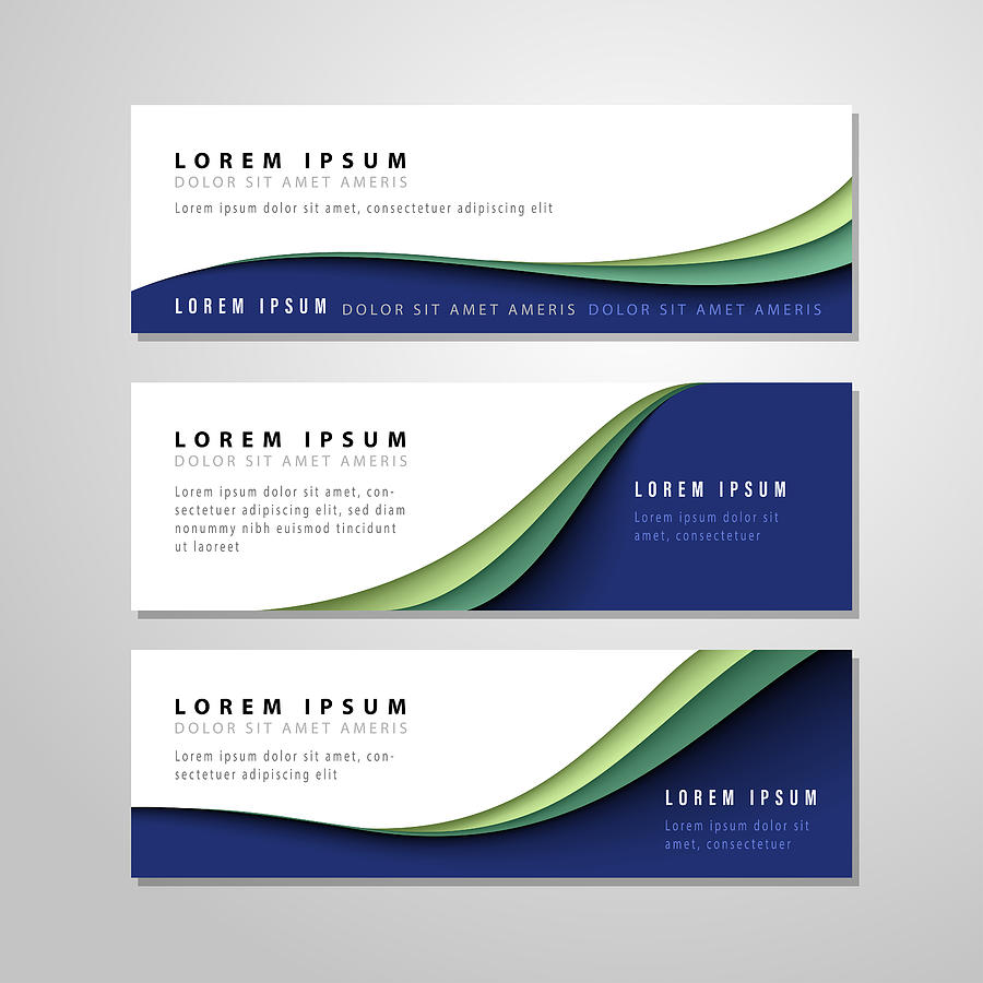 Luxury Banner Template Drawing by Amtitus