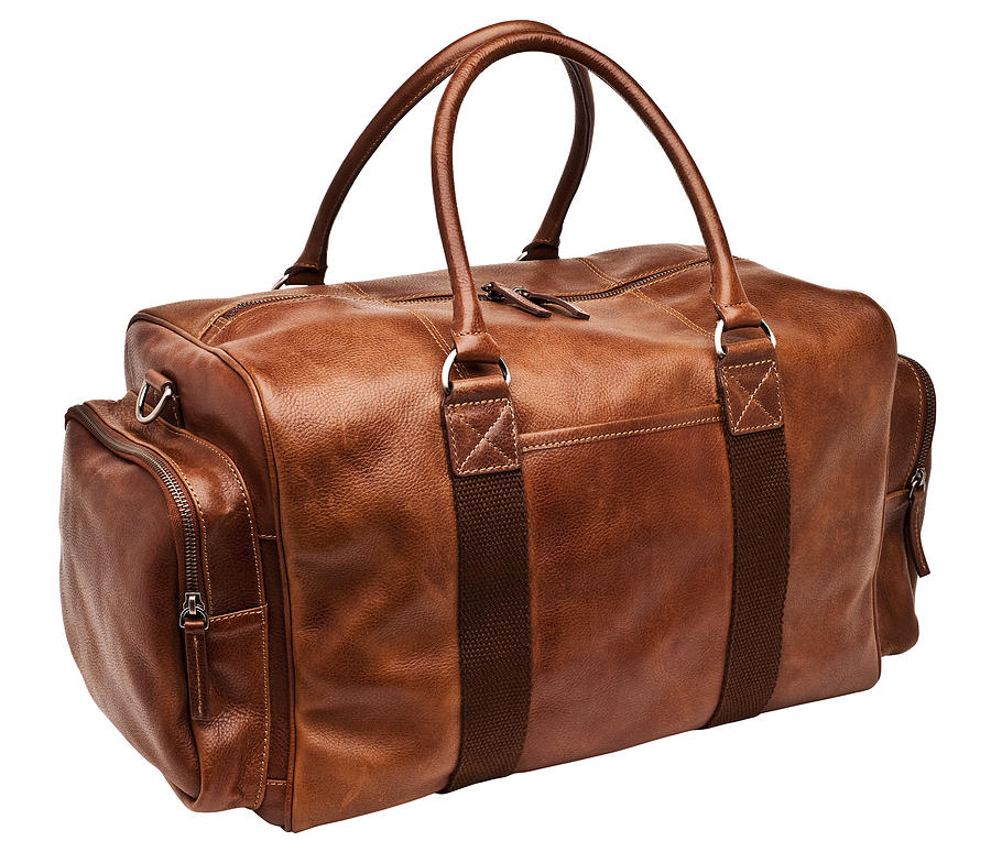 Luxury brown leather bag Photograph by Creative Crop