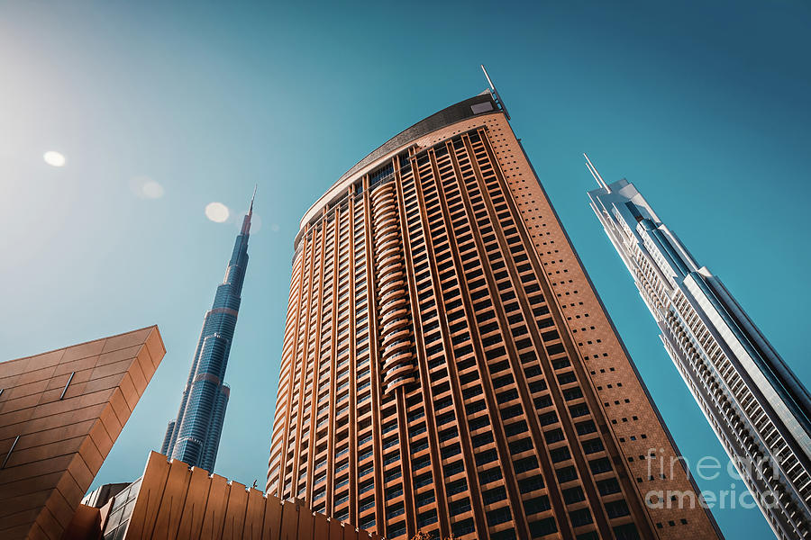 Luxury downtown of Dubai Photograph by Anna Om