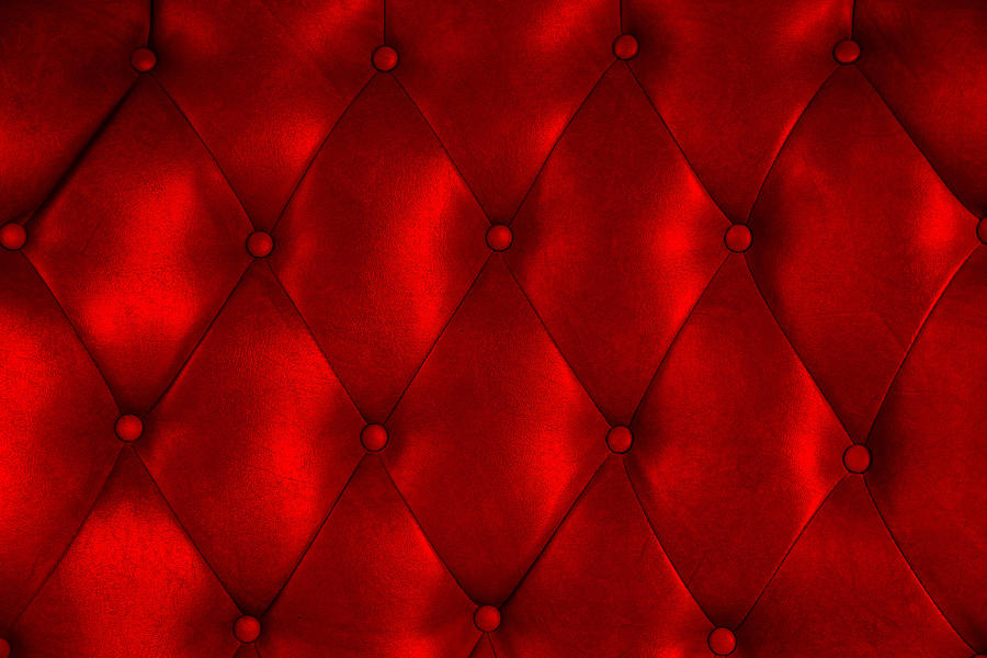Luxury Leather Button Chair Texture Photograph