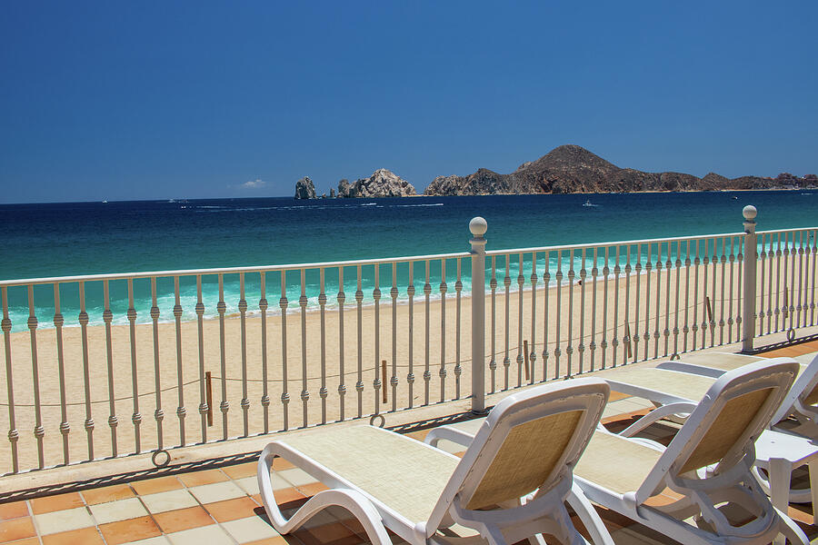 Luxury Lounge Chairs Beach and Arch of Cabo San Lucas Photograph by Brigitte Blanchette Thompson Luxury Lounge Chairs Beach and Arch of Cabo San Lucas Photograph by Brigitte Blanchette Thompson