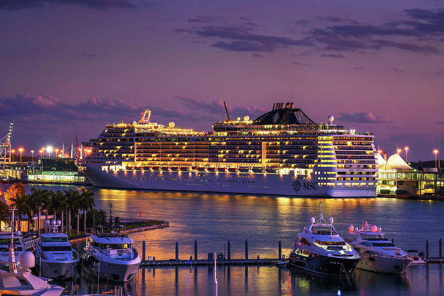 miami cruise port ships