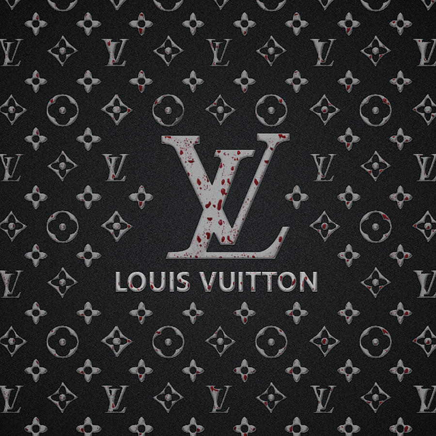 Lv Black Logo Digital Art by Michaela Kohler - Pixels