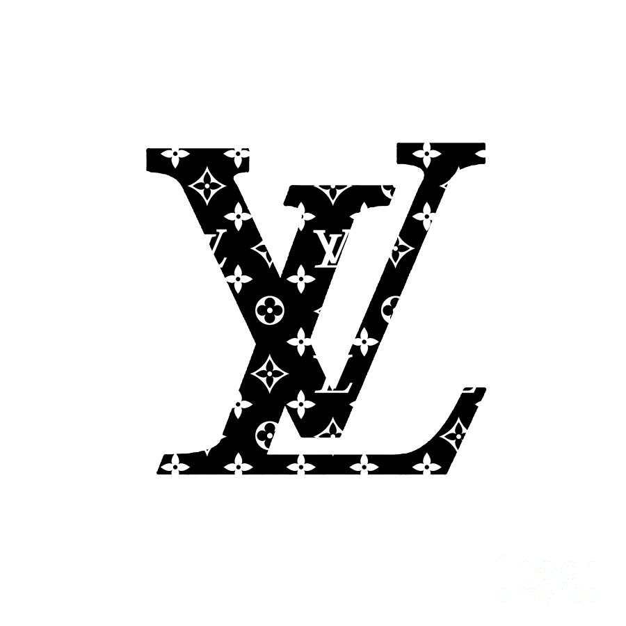 LV Logo Digital Art by Rose Miranda - Fine Art America