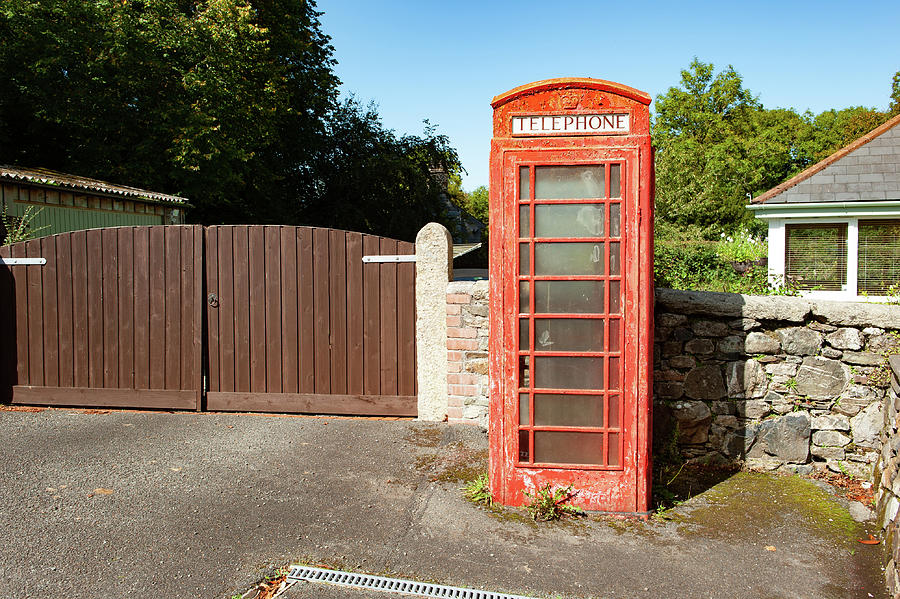 Lydford Red Telephone Box Dartmoor Photograph by Helen Jackson