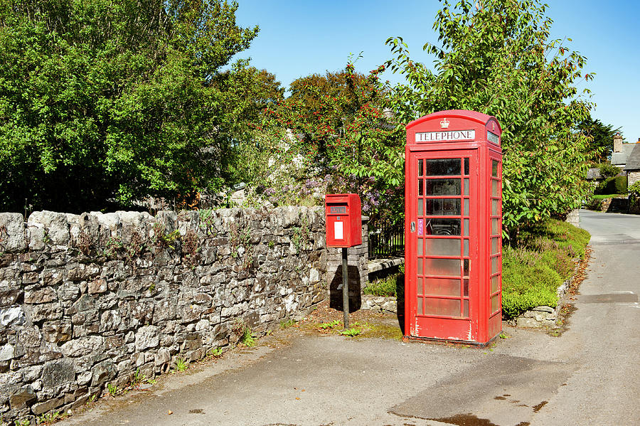 Lydford Red Telephone Box Dartmoor II Photograph