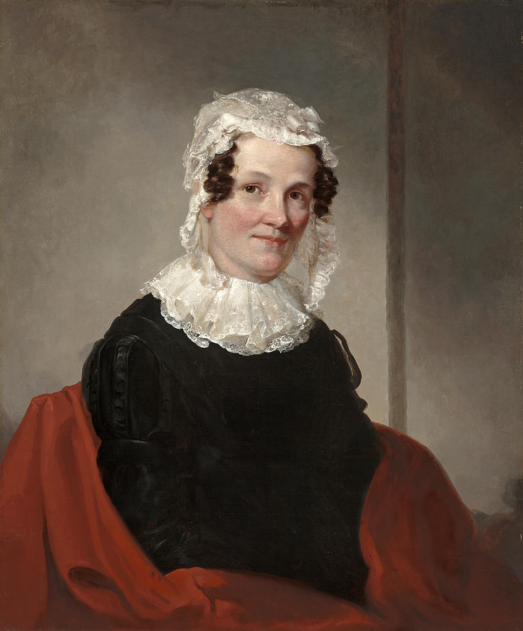 Samuel Finley Breese Morse Painting - Lydia Coit Terry , Mrs. Eliphalet Terry by Samuel Finley Breese Morse