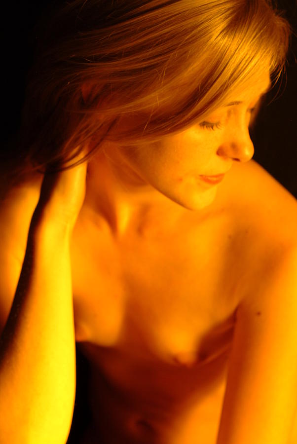 Nude Photograph - Lydia in Gold 3 by T F McDonald