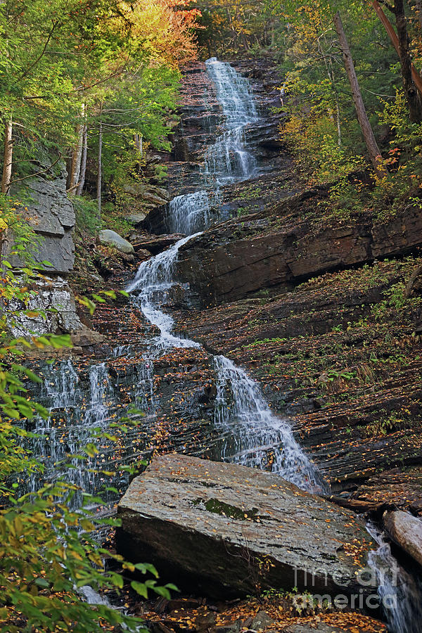 Lye Brook Falls #1 Photograph by Jim Beckwith | Fine Art America