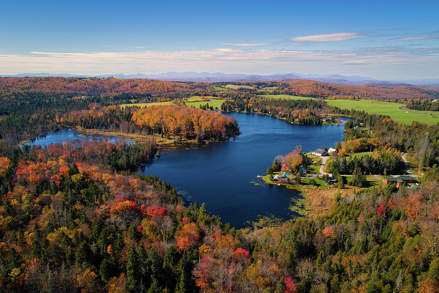 Lyford Pond- Walden, Vermont Photograph by John Rowe