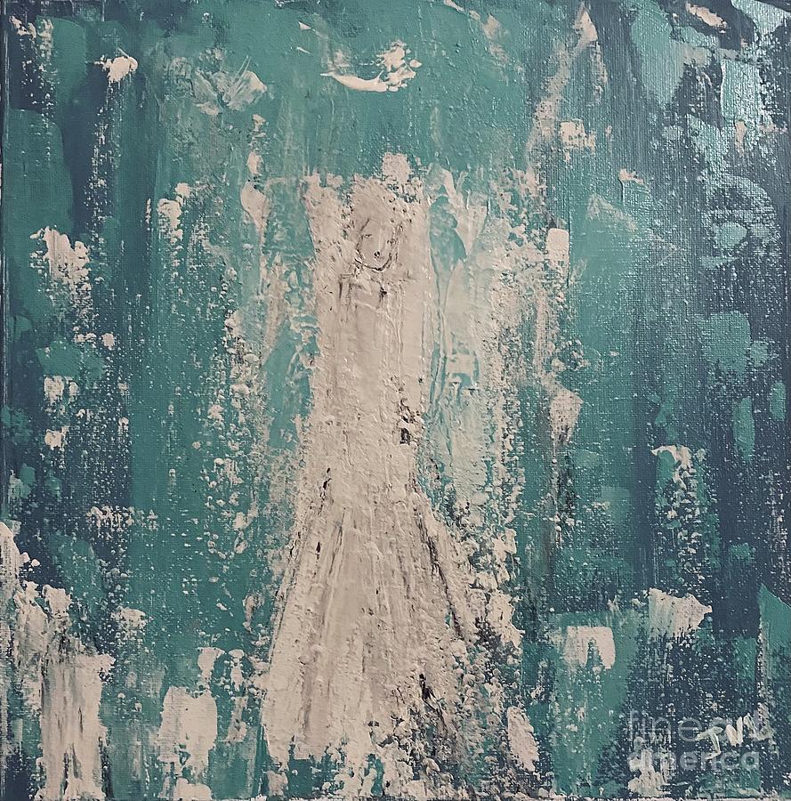 Angel Painting - Heavenly Angel by Jennifer Nease Angel Painting - Heavenly Angel by Jennifer Nease
