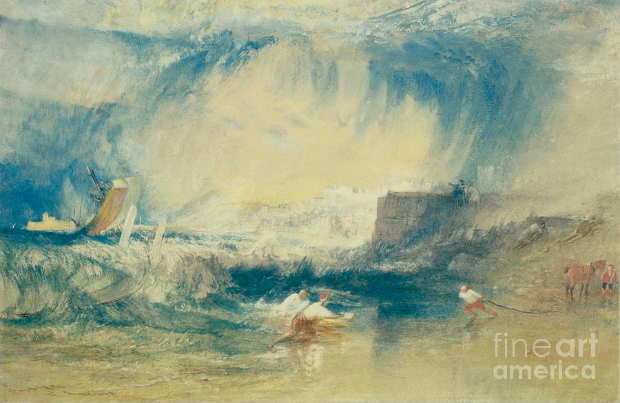 Lyme Regis Painting by William Turner