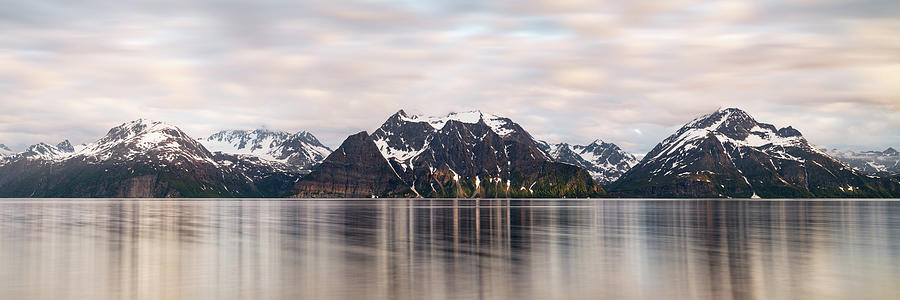 Lyngen Alps and Fjord Troms Arctic Circle Norway Photograph by Sonny Ryse