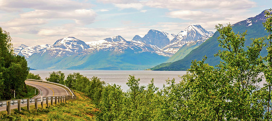Lyngenfjord Photograph by Les Hutton