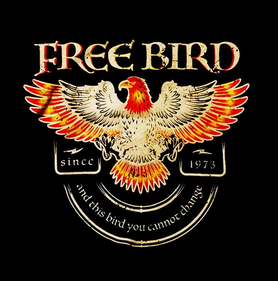 Lynyrd Skynyrd Free Bird logo Digital Art by Finley Boyle - Pixels