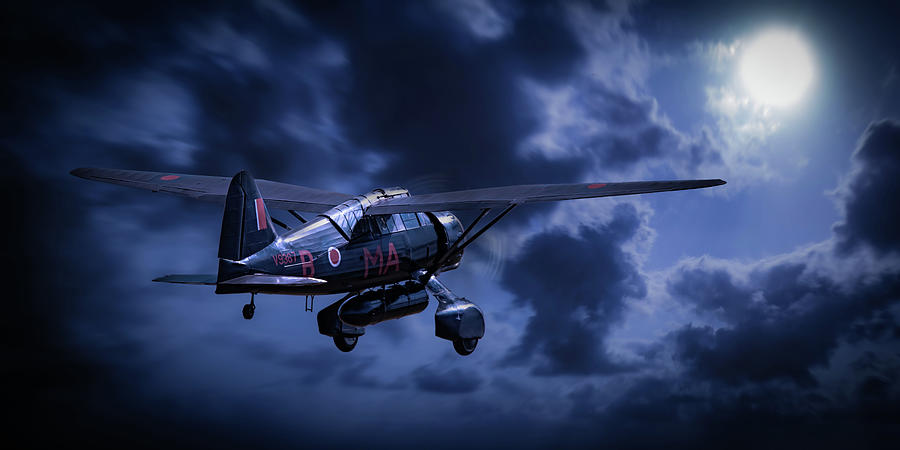 Lysander Night Ops Digital Art by Airpower Art