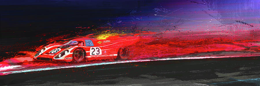 M McFly Racing Digital Art by Alan Greene