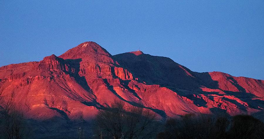 M Mountain, Socorro, NM Photograph by Steven Ralser