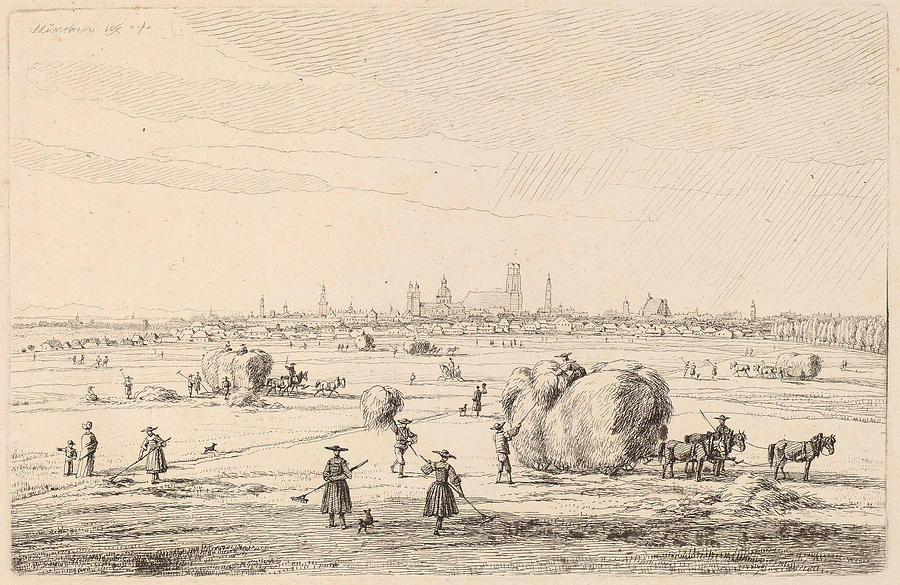 M nchen Munich Painting by Wilhelm von Kobell Pixels