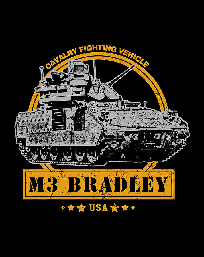 M3 Bradley Cfv Cavalry Fighting Vehicle Digital Art by Xuan Tien Luong