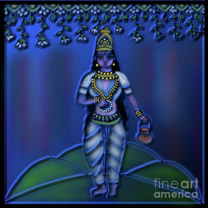 Ma Brahmacharini Digital Art by Latha Gokuldas Panicker